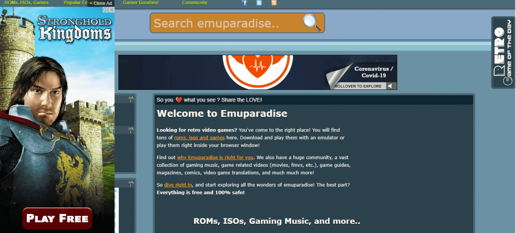 emuparadise downloads emulators